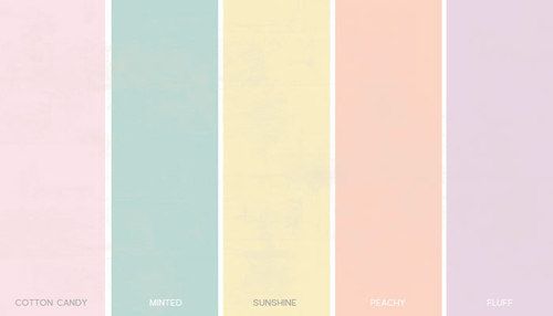 Pastel Colors - Spectrum and Shades